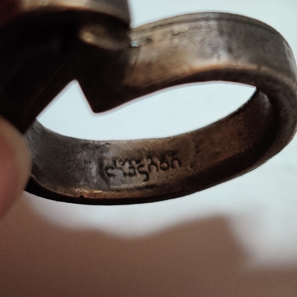 Anne Marie Chagnon Geometric Pewter Ring - Picture 12 of 15